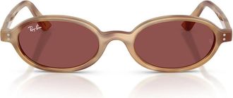 Ray-Ban Khal Zonnebril - unisex - Zonnebrillen - Bruin - 51 MM - Accessoires