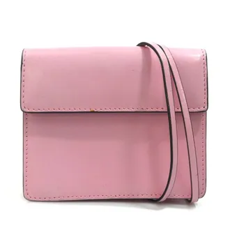 Prada Pink Leather Pochette (Pre-Owned)