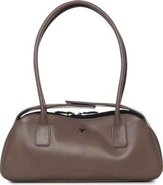 Courr&egrave;ges Leather Strip Bag
