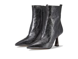 Michael Kors Clara Mid Bootie Womens Dress Pull-on Boots Anthracite : 7.5 M, Leather
