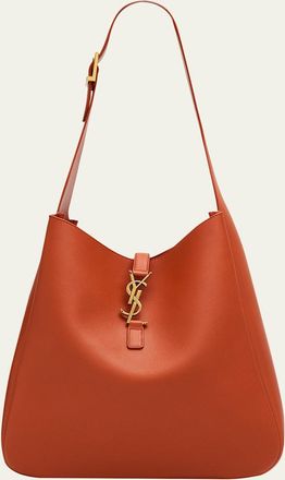 Saint Laurent Le 5 &Agrave; 7 Large YSL Shoulder Bag in Grain Leather