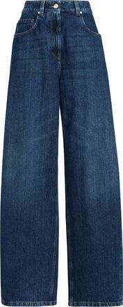 Brunello Cucinelli Authentic denim trousers in Dark Denim at Nordstrom, Size 38 It