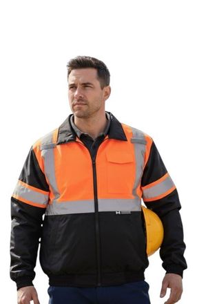 Canada Weather Gear Mens Hi-Visibility Work Jacket in Orange at Nordstrom, Size Xx-Large