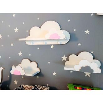 OEM Estantes Nube Set De 3 Fisia Con Perchas - Elegance