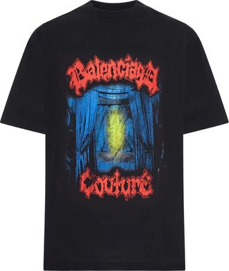 Balenciaga Printed Short-sleeve T-shirt