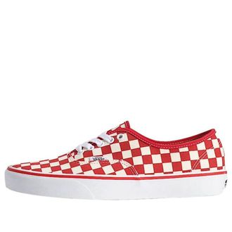 Vans Authentic Checkerboard Racing Red White VN000EGAR30