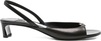 Jimmy Choo London 35 mm Lev slingback sandalen - Zwart