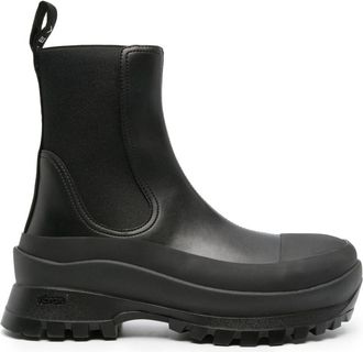 Stella McCartney Trace Chelsea boots - women - Artificial Leather/Fabric/Rubber/Fabric/Artificial Leather - 36 - Black