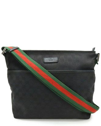 Gucci Gg Canvas Shoulder Bag (Authentic Pre-Loved)