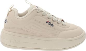 Fila Faux Leather Sneakers - Dames - Sneakers - Beige - 38 EU - Leer - Schoenen