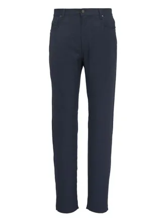 Maurizio Baldassari straight-leg chino trousers - men - Virgin Wool - 44 - Blue