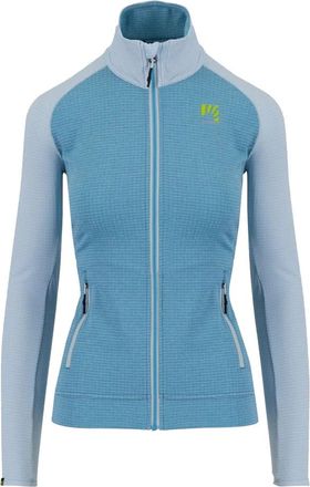 Karpos Ambrizzola W Full Zip - Dames - Thermokleding winter - Blauw - XL - Polyester - Fitness