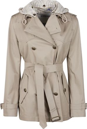 Burberry Dames, Mantels, Beige, Maat: 2XS Katoen