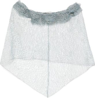 Fely Campo Ruffled Cape