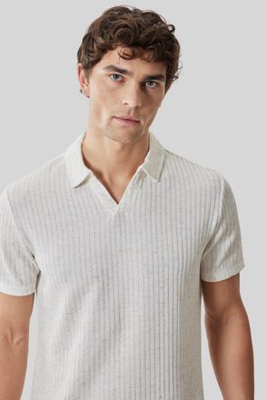 Robert Barakett Isadore Open Collar Polo