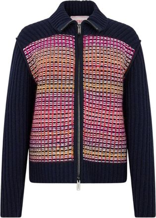 Iceberg Maglione in Merino con Dettagli Zip - - Knitwear - Donna - Multicolore - S