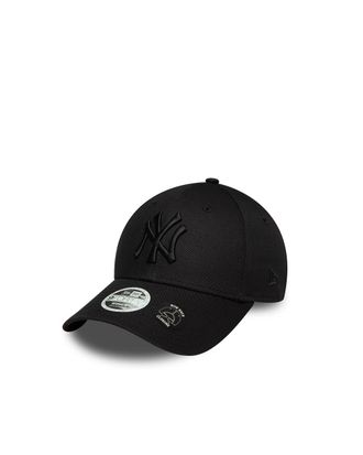 New Era Mens Cap Bowback 9forty Black Crown Hat