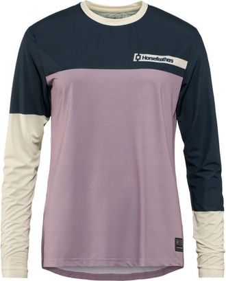 Horsefeathers Quantum L/S Bike Jersey Velotrikot f&uuml;r Damen | rosa