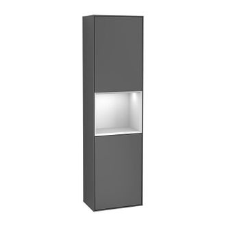 Villeroy & Boch Villeroy&boch - Finion, Armarios Altos, 418 X 1516 X 270 Mm, Angular, Con Estanter&iacute;a (iluminada), Modelo Suspendido, En Madera, Iluminaci&oacute;n Led, 1x Le