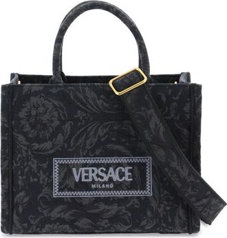 Versace Tote Bag - Dames - Shoppers - Zwart - ONE Size - Katoen - Tassen