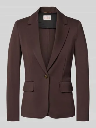 Emme Blazer aus Viskose-Mix Modell Orche in Dunkelbraun, Gr&ouml;&szlig;e XXL