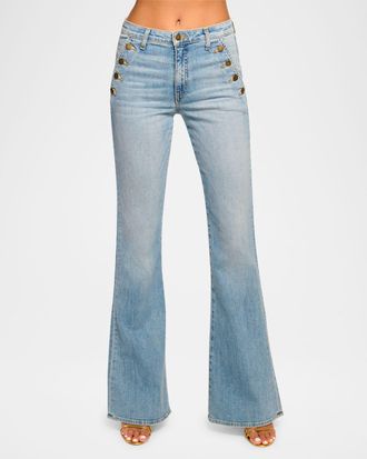 Ramy Brook Helena High-Rise Flare Jeans