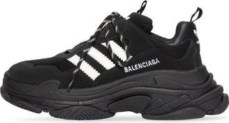 Balenciaga (WMNS) Adidas x Balenciaga Triple S Sneaker Black 712764W2ZB21090