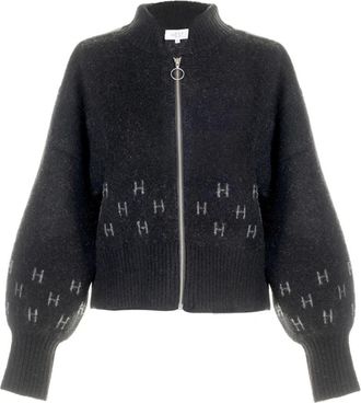 Hést Hést, Truien & Vesten, Dames, Zwart, XS, Korte Zwarte Jas