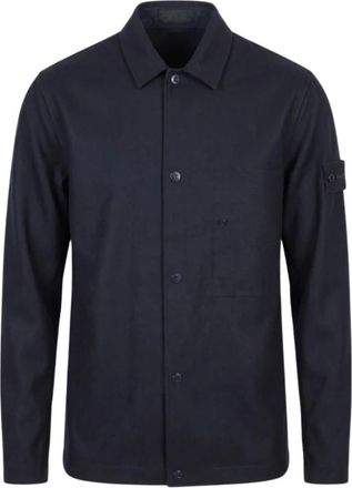 Stone Island Light Jassen - Heren - Zomerjassen - Blauw - M - Jassen