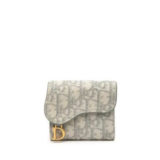 Dior Pre-owned Wallets, female, Gray, Size: ONE SIZE Pre-owned Small Wallet