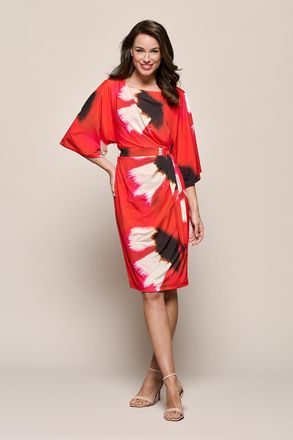 Mart Visser Milan Print Jurk Rood / Multi