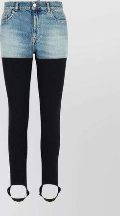 Coperni dual-tone organic cotton pants