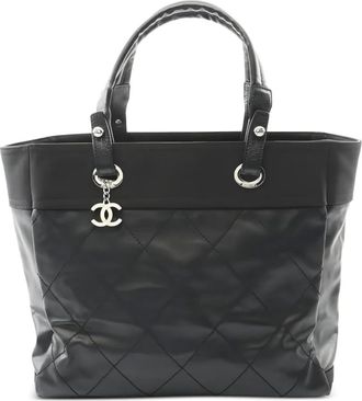 Chanel 2012 MM Paris Biarritz tote bag - Black