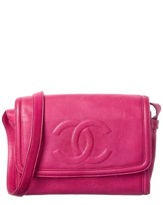 Chanel Hot Pink Caviar Leather Messenger Bag (Authentic Pre-Loved)