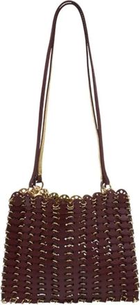 Paco Rabanne 1969 Flip Bag - Dames - Schoudertassen - Bruin - ONE Size - Leer - Tassen