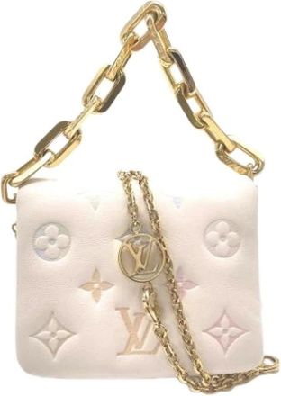 Louis Vuitton Pre-owned Mini Bags, female, Beige, Size: ONE SIZE Pre-owned Vintage Mini Shoulder Bag