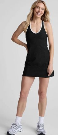Beyond Yoga Spacedye Starting Line Mini Dress In Black
