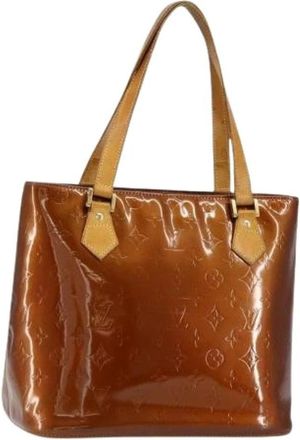 Louis Vuitton Pre-owned Vintage Tote Bag - Dames - Vintage Shopper - Bruin - ONE Size - Leer - Vintage