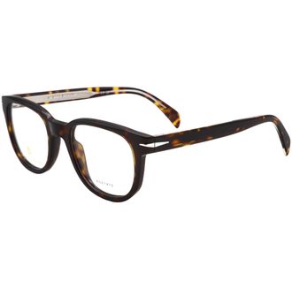 David Beckham Mens 50 mm Brown Opticals