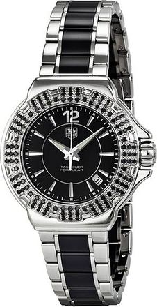 Tag Heuer Pre-owned Tag Heuer Formula 1 Black Dial Ladies Watch WAH1216.BA0859