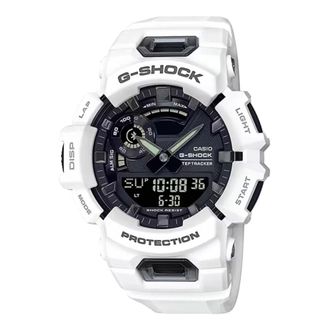 Casio Accessoires, Heren, Wit, ONE Size, Gba-900-7Aer Robuuste Kast Analoog-Digitale Horloge