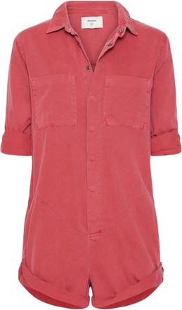 One Teaspoon Tuta intera Prophecy con bottoni - Rosso