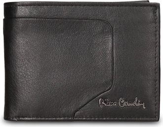 Pierre Cardin Tilak136 Portemonnee - Heren - Accessoires - Zwart - Maat: ONE Size Leer