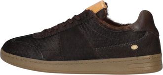 Fred De La Bretoniere Zazza Ella Sneaker - Dames - Schoenen - Bruin - Maat: 40 EU Leer