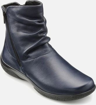 Hotter Womens Whisper Womens Ankle Boots - Navy - Size: 4.5