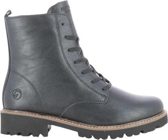 Remonte Zwarte Damesschoenen - Dames - Veterlaarzen - Zwart - 37 EU - Schoenen