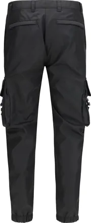 Prada Mens Re-Nylon Cargo Pants Nero Polyamide Trousers