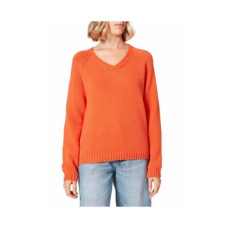 Camel Active Dames, Truien, Oranje, Maat: 2XL