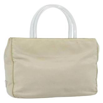 Prada Pre-owned Handbags, female, Beige, Size: ONE SIZE Pre-owned Vintage Hand Bag