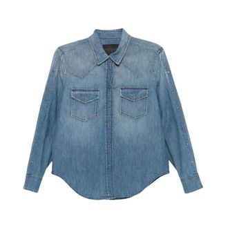 Dondup Camicia di Jeans - - Blouses & Shirts - Donna - Blu - M